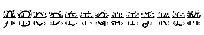 SaljuFlowerRegular Font UPPERCASE