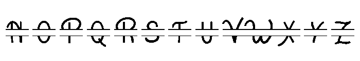 SaljuFlowerRegular Font LOWERCASE