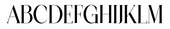 Salline Font UPPERCASE