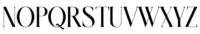 Salline Font UPPERCASE