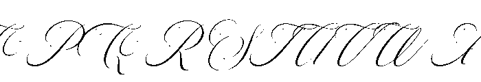 Sallintine Calligraphy Italic 1 Font UPPERCASE