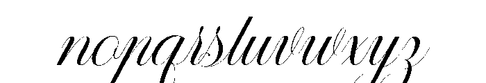 Sallintine Calligraphy Italic R Font LOWERCASE