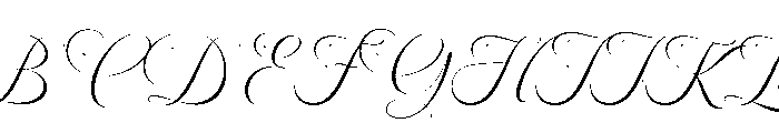 Sallintine Calligraphy Regular Font UPPERCASE