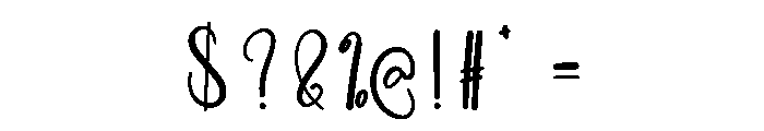 Sally Signature Font OTHER CHARS