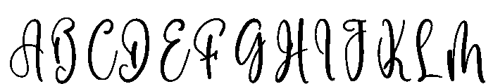 Sally Signature Font UPPERCASE