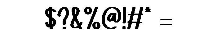 Salmon Queen Regular Font OTHER CHARS