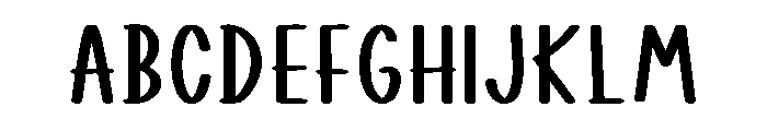 Salmon Queen Regular Font UPPERCASE
