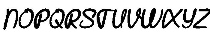 Saloka Italic Font UPPERCASE