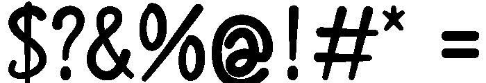 Saloka Font OTHER CHARS