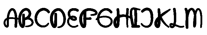 Saloka Font UPPERCASE