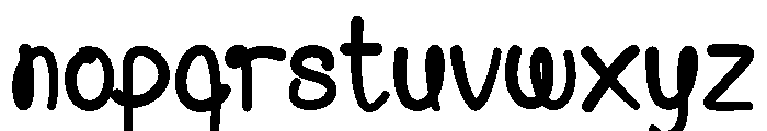 Saloka Font LOWERCASE