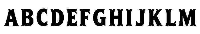 Saltair Font UPPERCASE