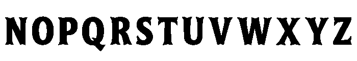 Saltair Font UPPERCASE
