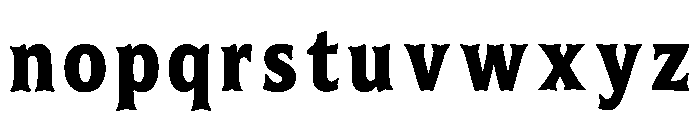 Saltair Font LOWERCASE