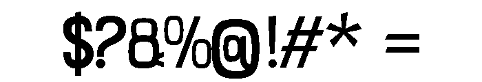 Saltriver Grotesk Regular Font OTHER CHARS
