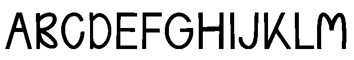 Salty Bloom Font UPPERCASE