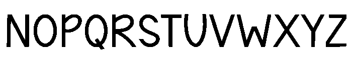 Salty Bloom Font UPPERCASE