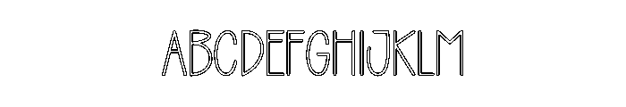 Salty Water Font UPPERCASE