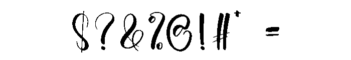 Salty Winter Font OTHER CHARS