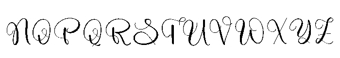 Salty Winter Font UPPERCASE