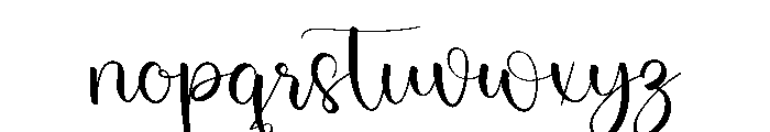 Salty Winter Font LOWERCASE