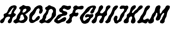 SaltySmileRegular Font UPPERCASE