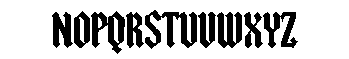 Salvexor Font UPPERCASE
