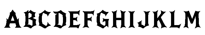Salween Regular Font UPPERCASE