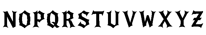 Salween Regular Font UPPERCASE