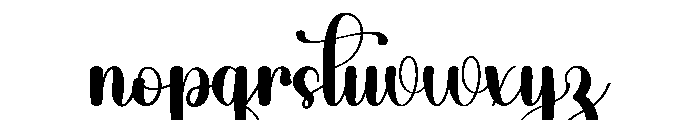 Samantha Graduation Font LOWERCASE