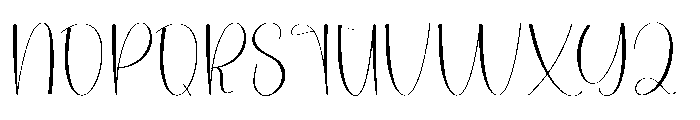 Samantha Handwriting Font UPPERCASE