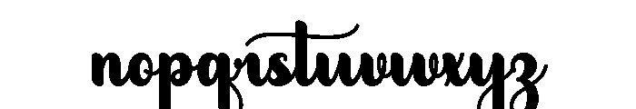 Samantha Handwritten Regular Font LOWERCASE