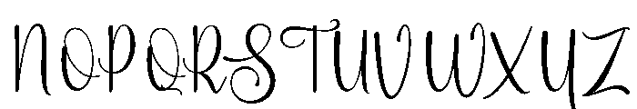 Samantha Script Regular Font UPPERCASE
