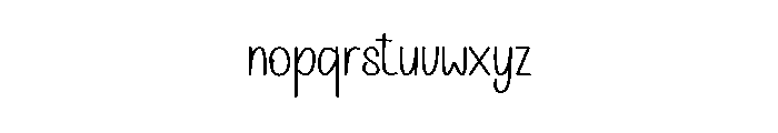 Samantha Signture Font LOWERCASE