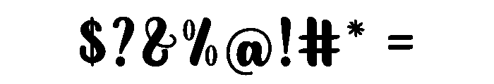 SamanthaHandwritten-Regular Font OTHER CHARS