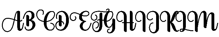 SamanthaHandwritten-Regular Font UPPERCASE