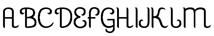 Samaria Regular Font UPPERCASE