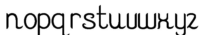 Samaria Regular Font LOWERCASE
