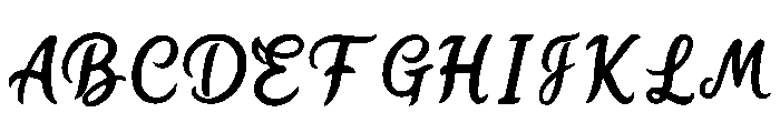 Sambung Regular Font UPPERCASE