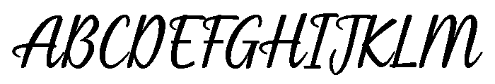Sameliy Font UPPERCASE