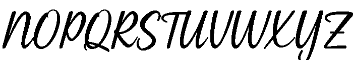 Sameliy Font UPPERCASE