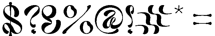 Samire Regular Font OTHER CHARS