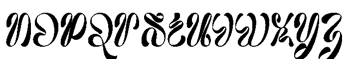 Samire Regular Font LOWERCASE
