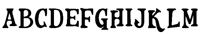 Sampan Folk Font UPPERCASE