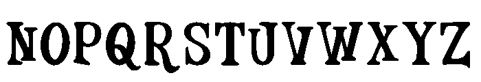 Sampan Folk Font UPPERCASE