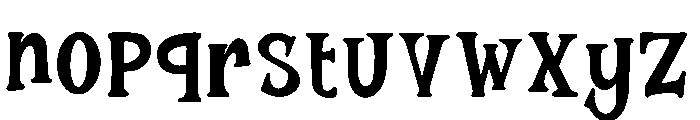 Sampan Folk Font LOWERCASE