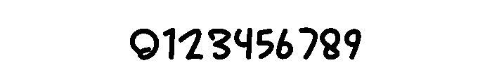 Sample Childish Font OTHER CHARS