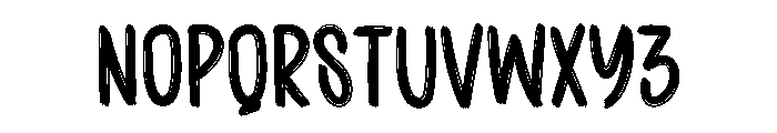 Sample Display Font UPPERCASE