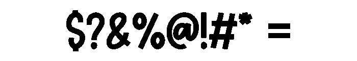 Sample Easter Regular Font OTHER CHARS