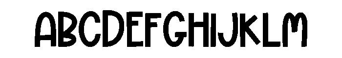 Sample Easter Regular Font UPPERCASE